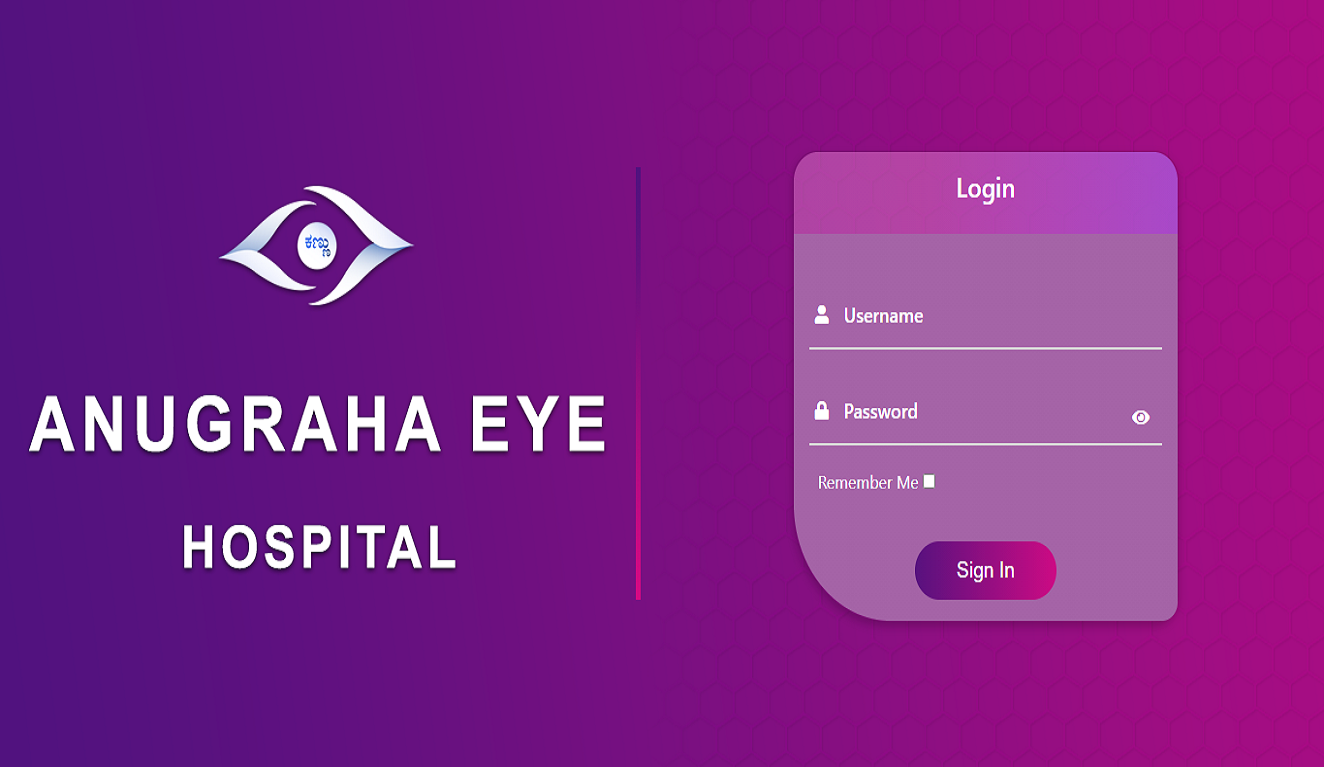 Anugraha Eye Hospital WebAdmin
